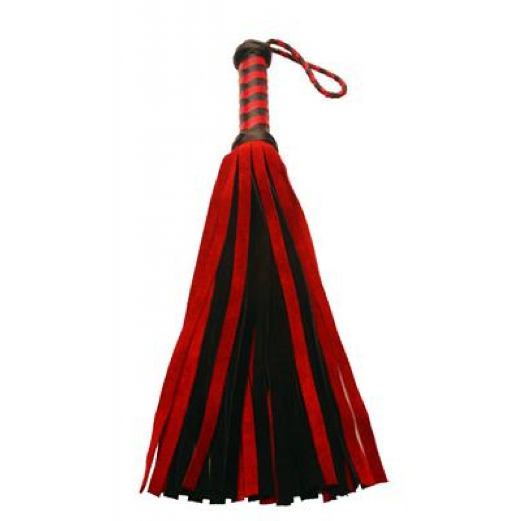 Short Suede Flogger Black Red - Floggers