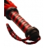 Short Suede Flogger Black Red - Floggers