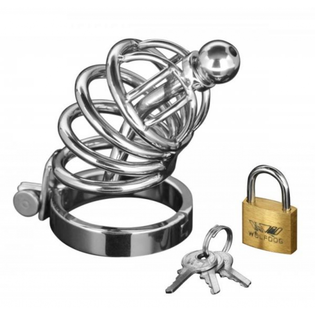 Asylum 4 Ring Locking Chastity Cage - Chastity & Cock Cages