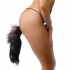 Tailz Grey Fox Tail Faux Fur Anal Plug