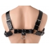 English Bull Dog Harness Black Leather - Fetish Clothing