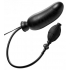 Ravage Vibrating Inflatable Dildo Black - Realistic