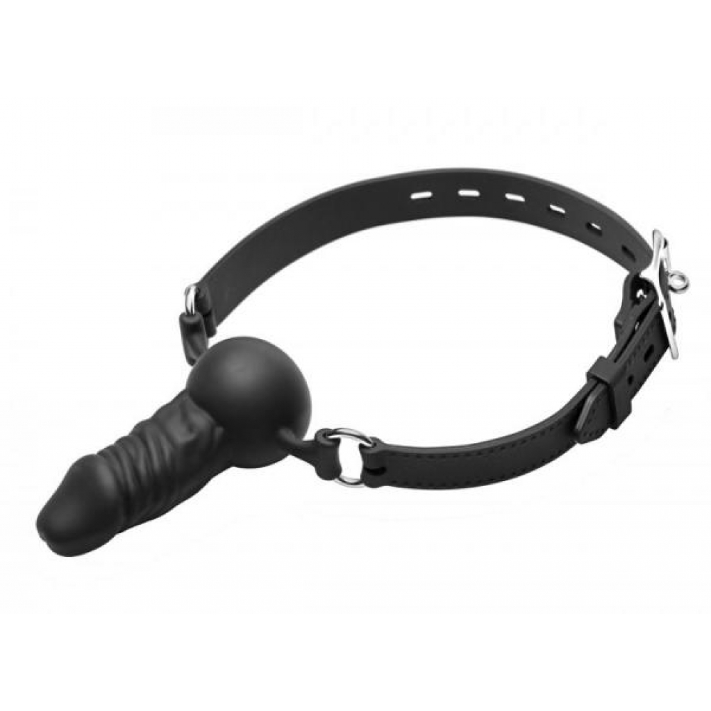 Suppressor Silicone Mini Face Banger Gag - Black