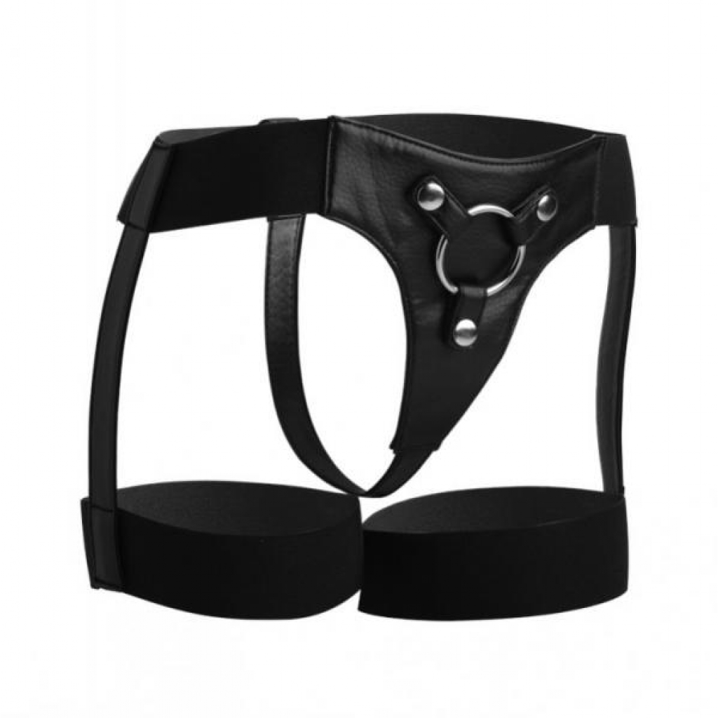 Strap U Bardot Elastic Harness with Thigh Cuffs - Harnesses