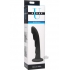 Strap U Ripples Silicone Dildo Black - G-Spot Dildos