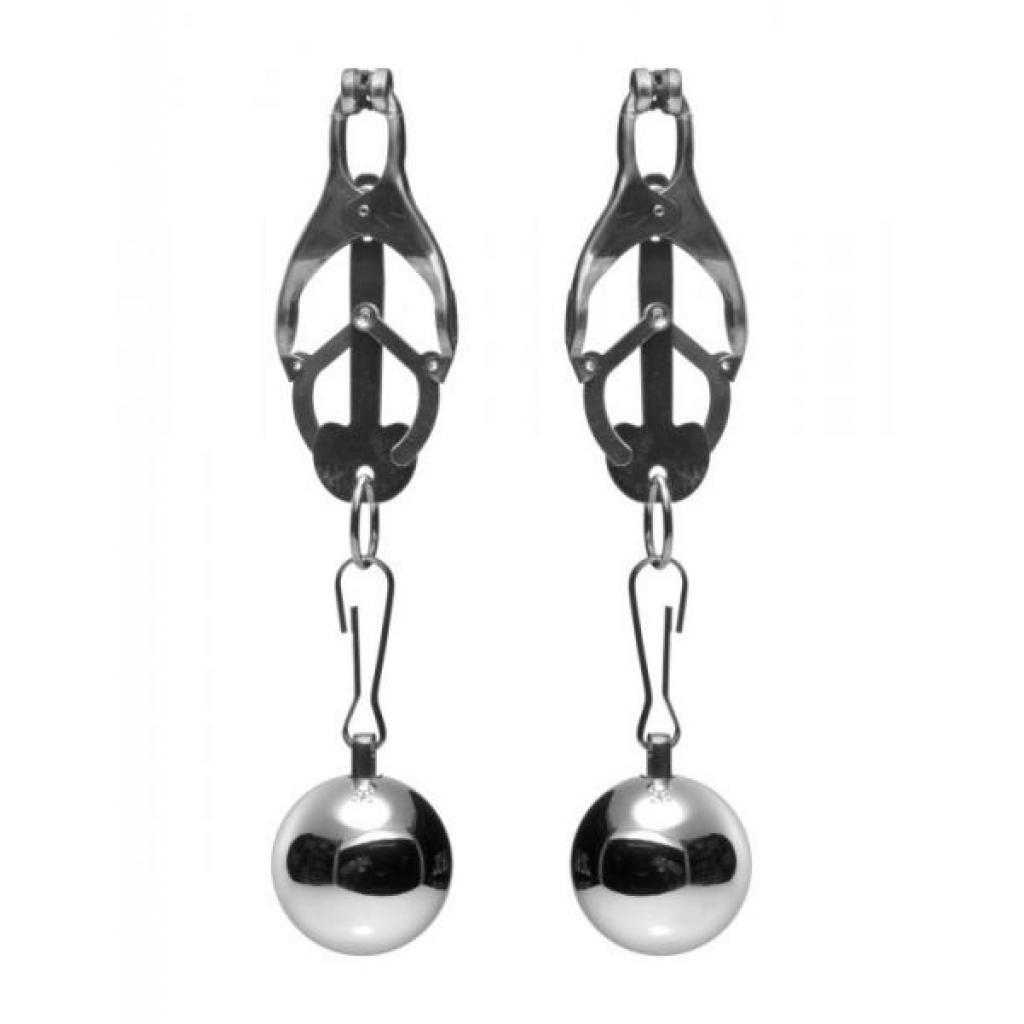 Deviant Monarch Weighted Nipple Clamps - Nipple Clamps