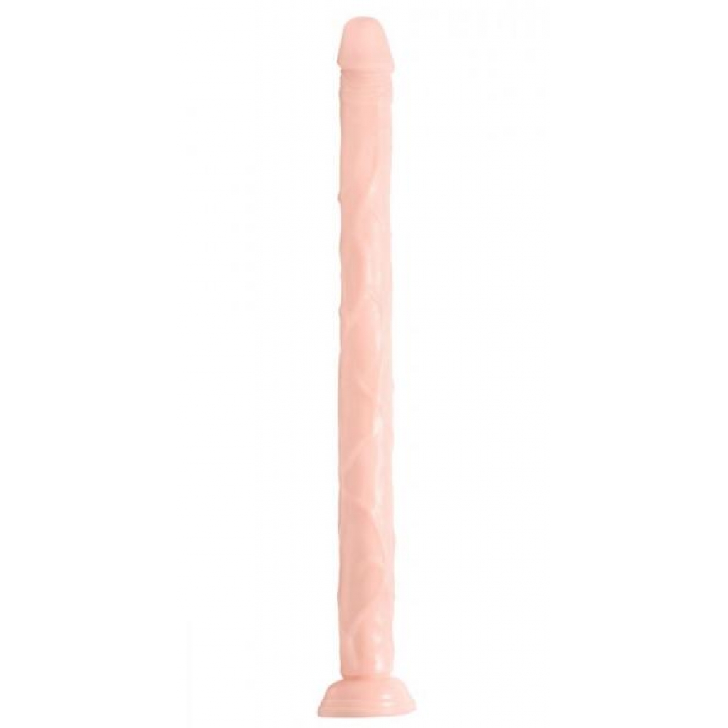 Raging Cockstars Long Dong Leo 18 Inch Dildo Beige - Extreme Dildos