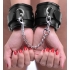 Strict Locking Padded Wrist Cuffs with Chains - Handcuffs