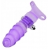 Double Finger Banger Vibrating G-Spot Glove Purple - Finger Vibrators