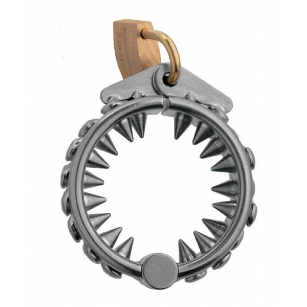 Impaler Locking CBT Ring With Spikes - Mens Cock & Ball Gear