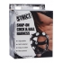 Strict Snap-On Cock and Ball Harness - Black