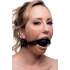 Strict XL 2 Inches Silicone Ball Gag Black O/S - Ball Gags