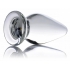 Ember Weighted Tapered Anal Plug Glass Clear - Anal Plugs