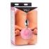 Fluffy Bunny Tail Anal Metal Butt Plug Pink - Anal Plugs