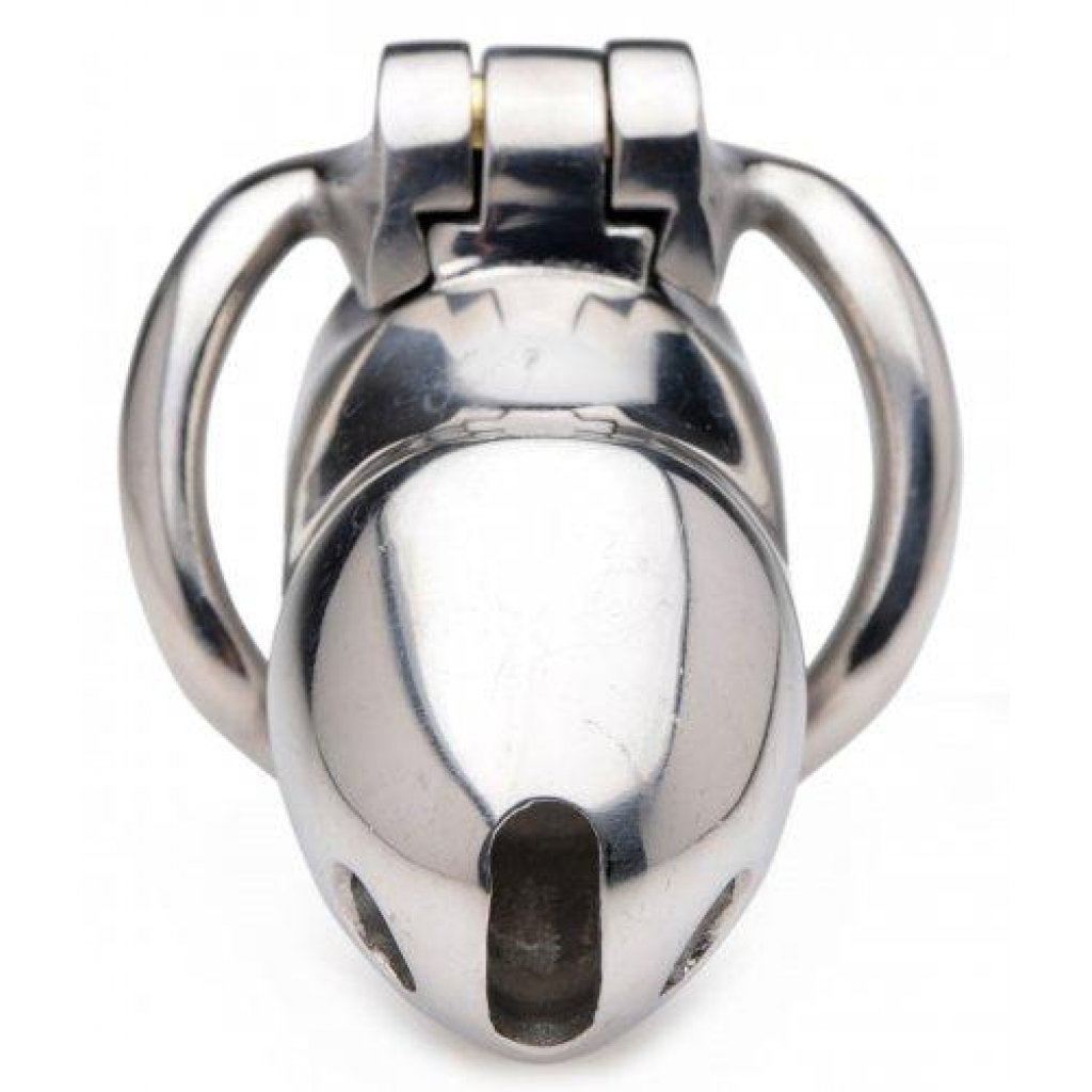 Rikers 24-7 Stainless Steel Locking Chasity Cage - Chastity & Cock Cages