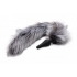 Tailz Grey Wolf Tail Anal Plug And Ears Set - Anal Plugs