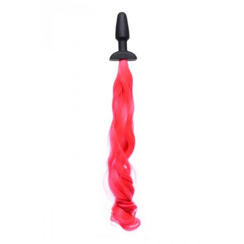 Tailz Pony Tail Anal Plug Hot Pink - Anal Plugs