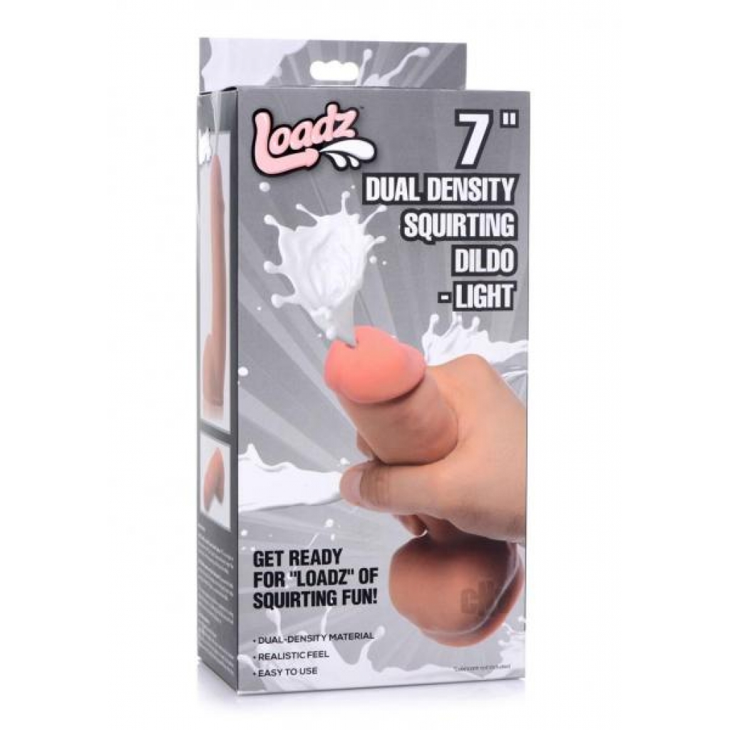 Loadz Dual Dense Squirt Dildo 7 Light - Realistic Dildos & Dongs