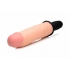 Onslaught XXL Vibrating Giant Dildo Thruster Beige - Realistic