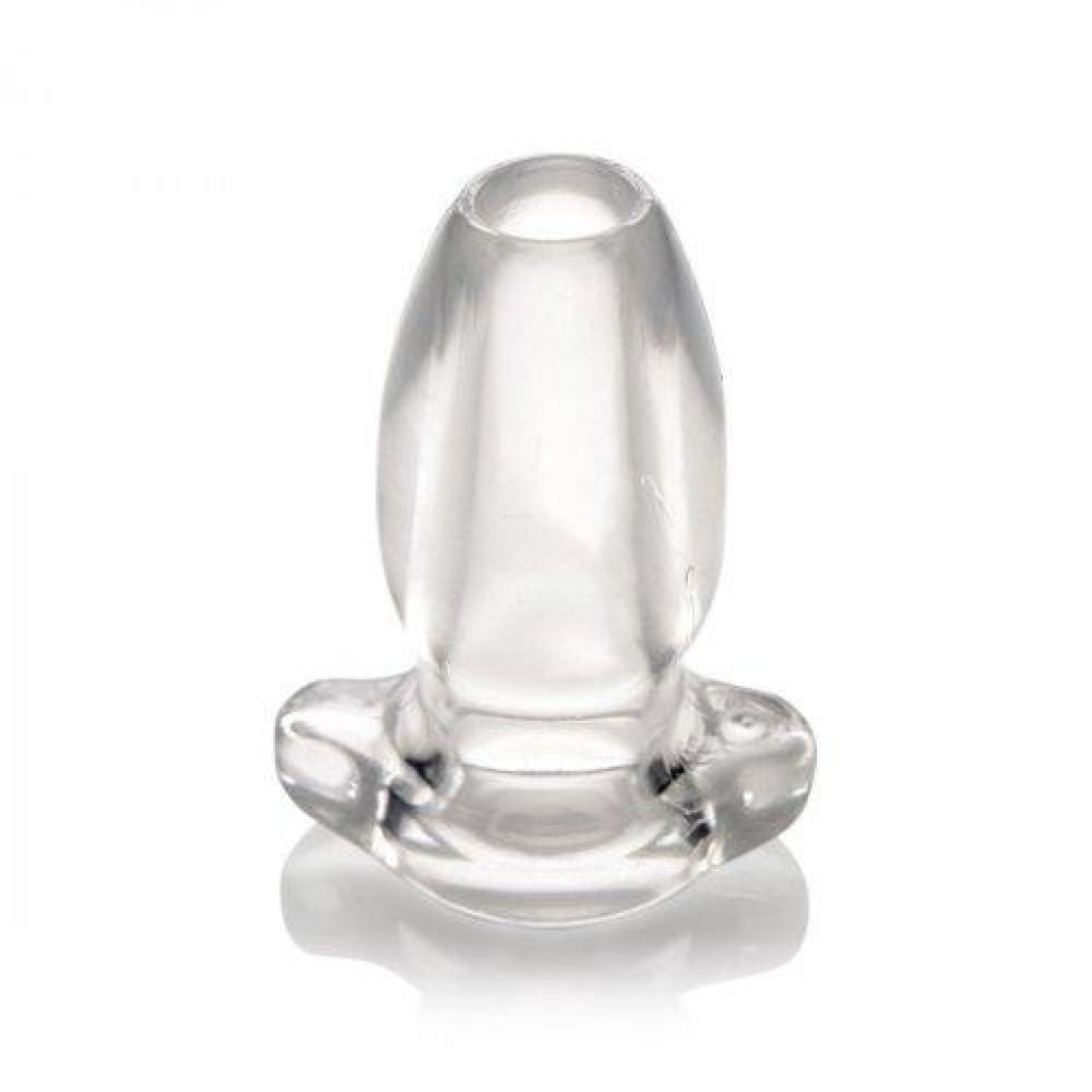 Gape Glory Hollow Anal Plug Clear Large - Anal Plugs