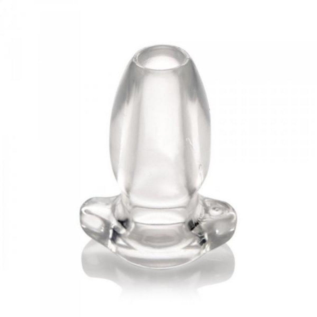 Peephole Clear Hollow Anal Plug Small - Anal Plugs