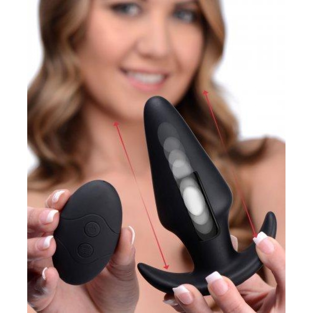 Kinetic Thumping 7X Large Black Butt Plug Thump It! - Anal Plugs