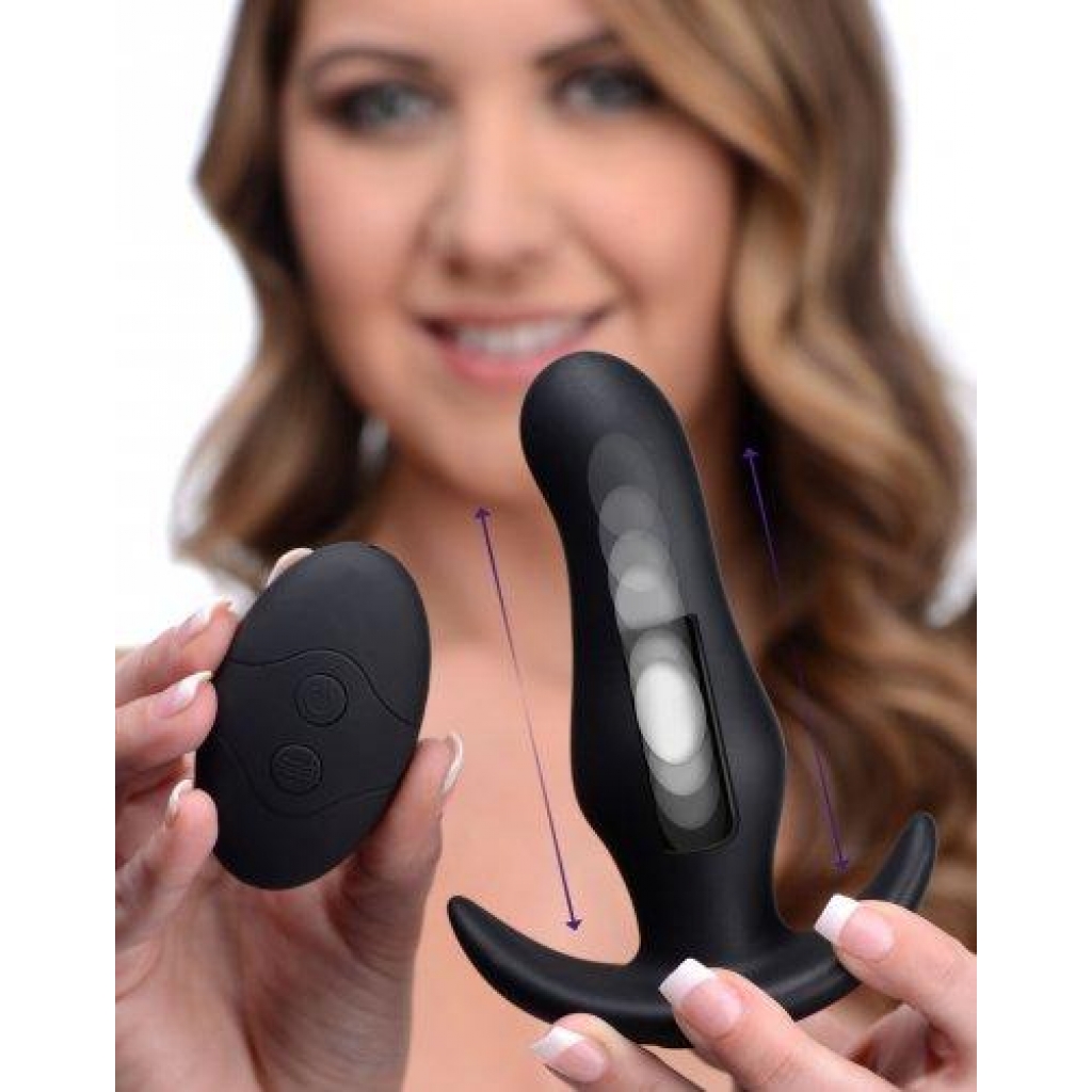 Thump It Curved Thumping Silicone Butt Plug - Anal Plugs