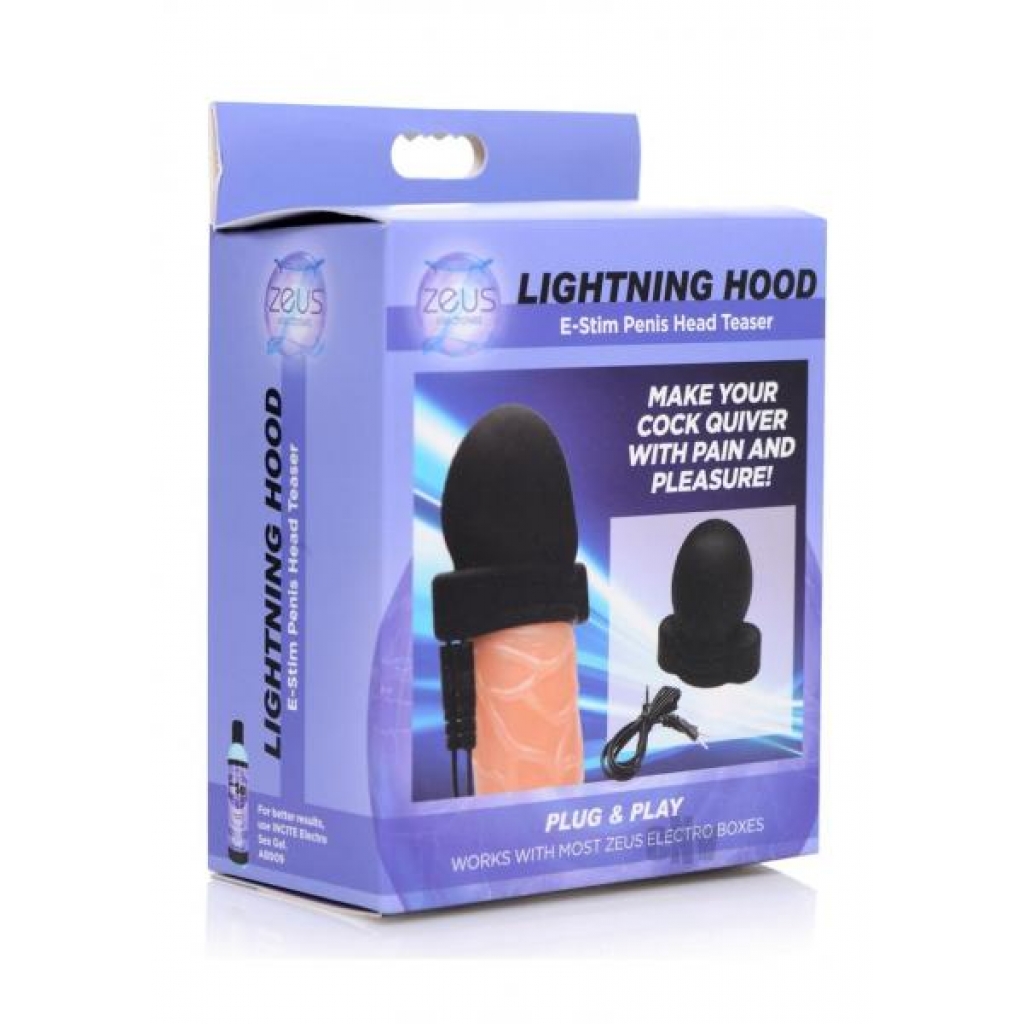 Zeus Lightning Hood Penis Head Tease- E stim Accessories