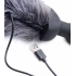 Gray Remote Control  Vibrating Fox Tail Anal Plug - Anal Plugs