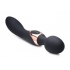 10X Dual Duchess 2 in 1 Silicone Massager Black - Body Massagers