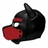 Spike Neoprene Puppy Hood - Red O/S