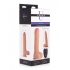 Strap U Real Thrusting & Vibrating Dildo With Remote - Realistic