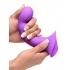 Squeeze-It Squeezable Wavy Dildo Purple - Realistic Dildos & Dongs