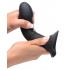 Squeeze-It Squeezable Phallic Dildo Black - Realistic Dildos & Dongs