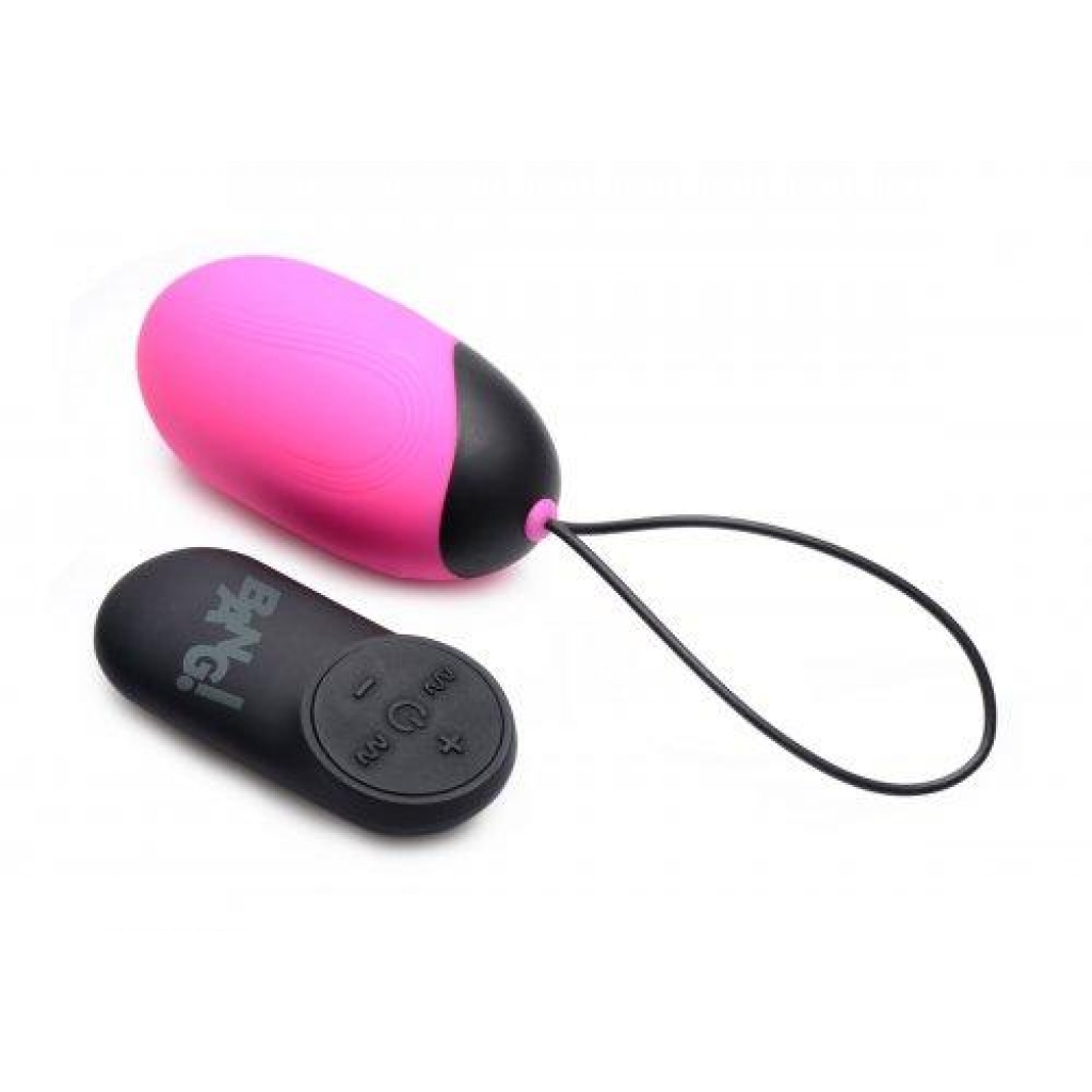 Bang XL Silicone Vibrating Egg Pink - Bullet Vibrators