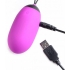 Bang XL Silicone Vibrating Egg Purple - Bullet Vibrators