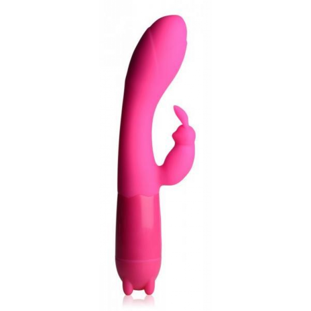 Rebel Rabbit Vibrator 21X Silicone Pink - Rabbit Vibrators