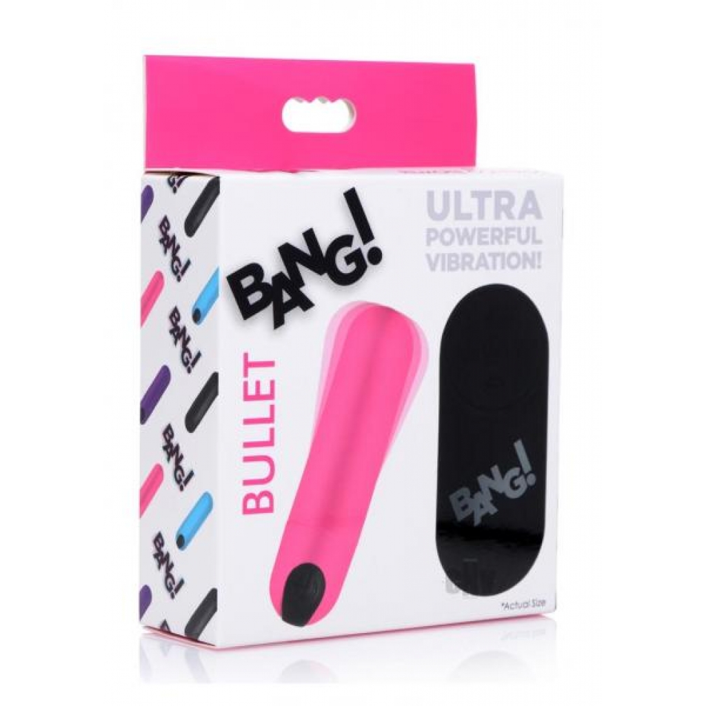 Bang Vibe Bullet W/remote Pnk - Bullet Vibrators