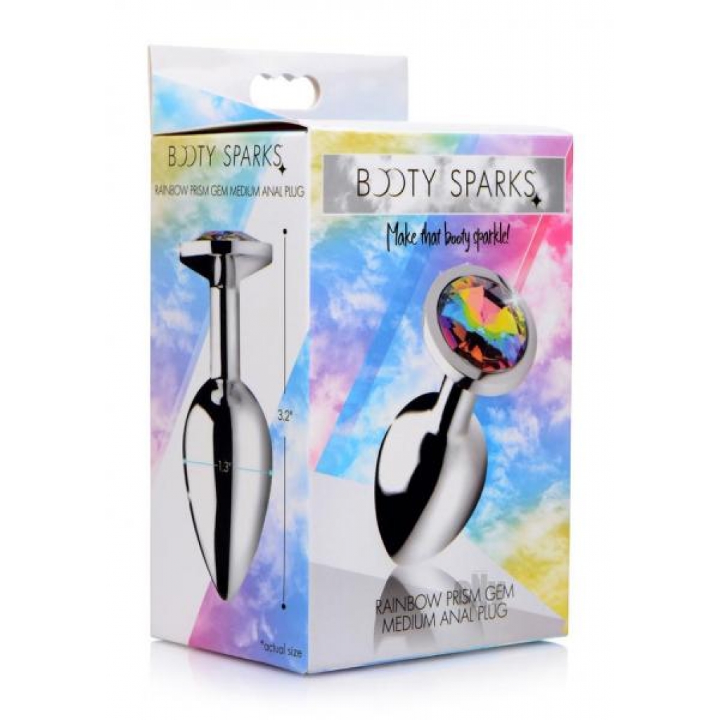 Bs Rainbow Prism Gem Plug Md - Anal Plugs