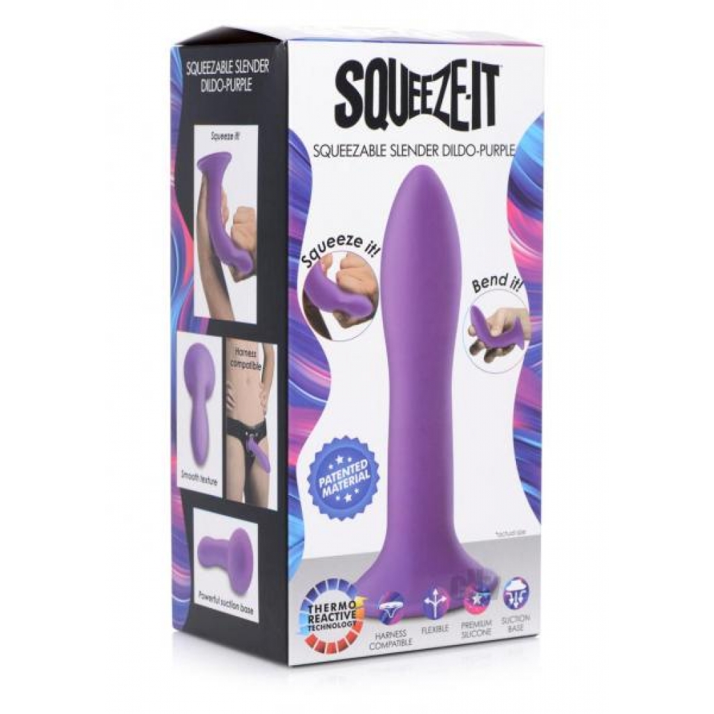 Squeezable Slender Dildo - Innovative Flexibility