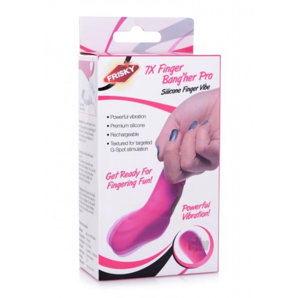 Frisky Finger Bang`her Pro Pink - Finger Vibrators