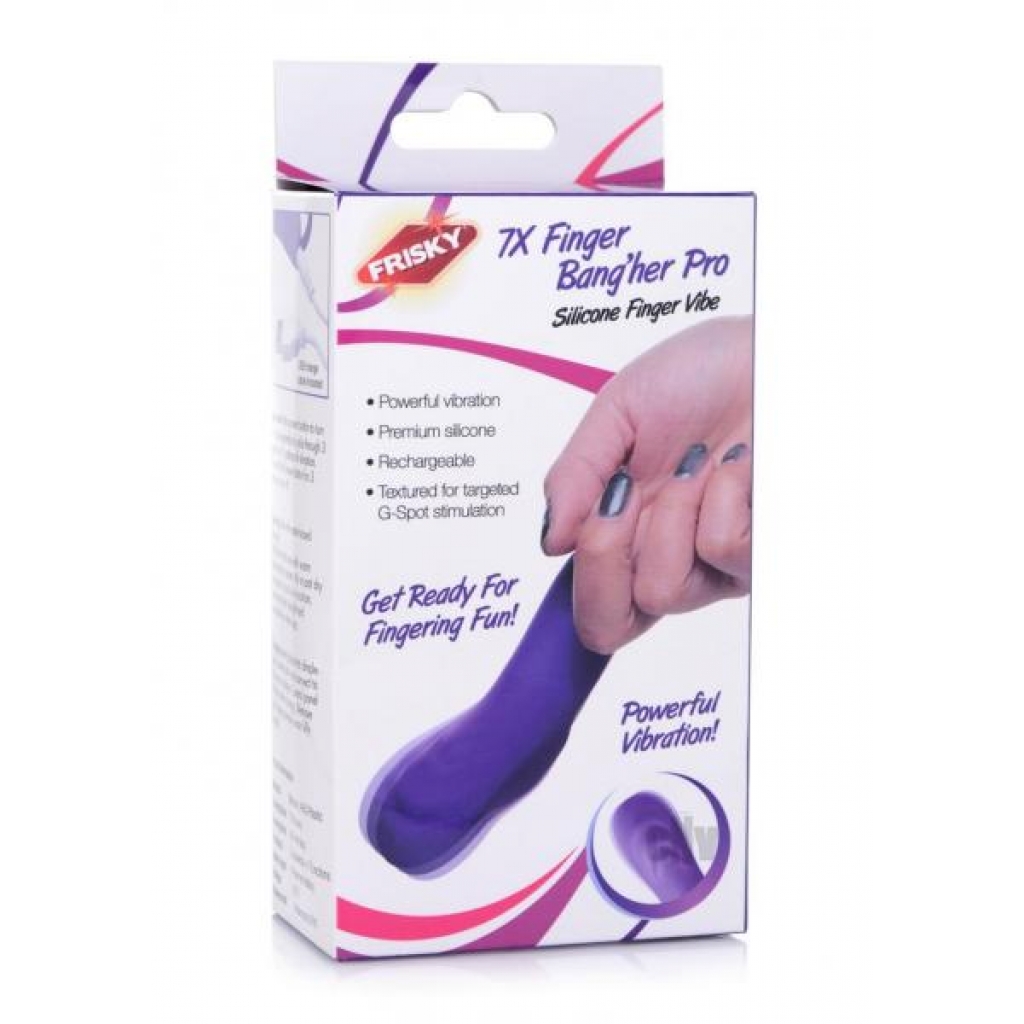 Frisky Finger Bang'her Pro Purple