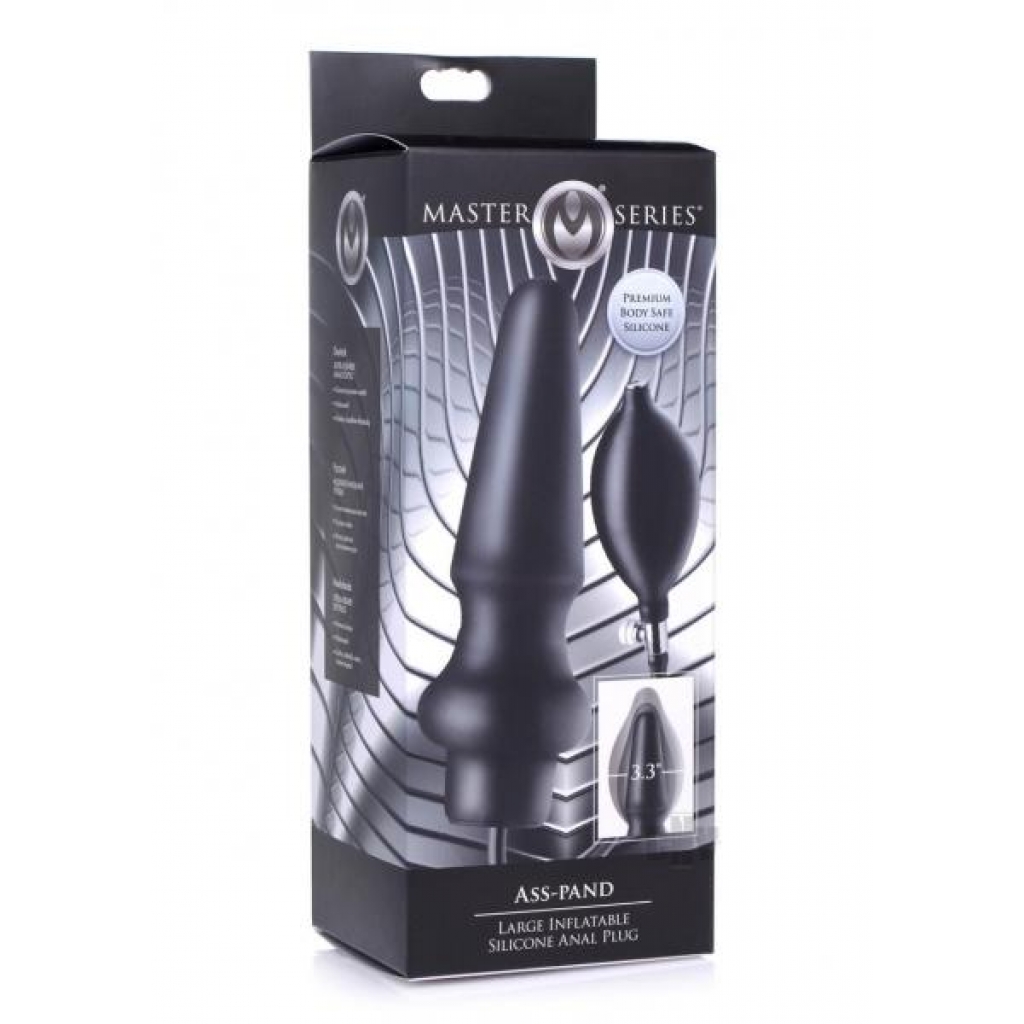 Ms Ass Pand Inflate Anal Plug - Large Black