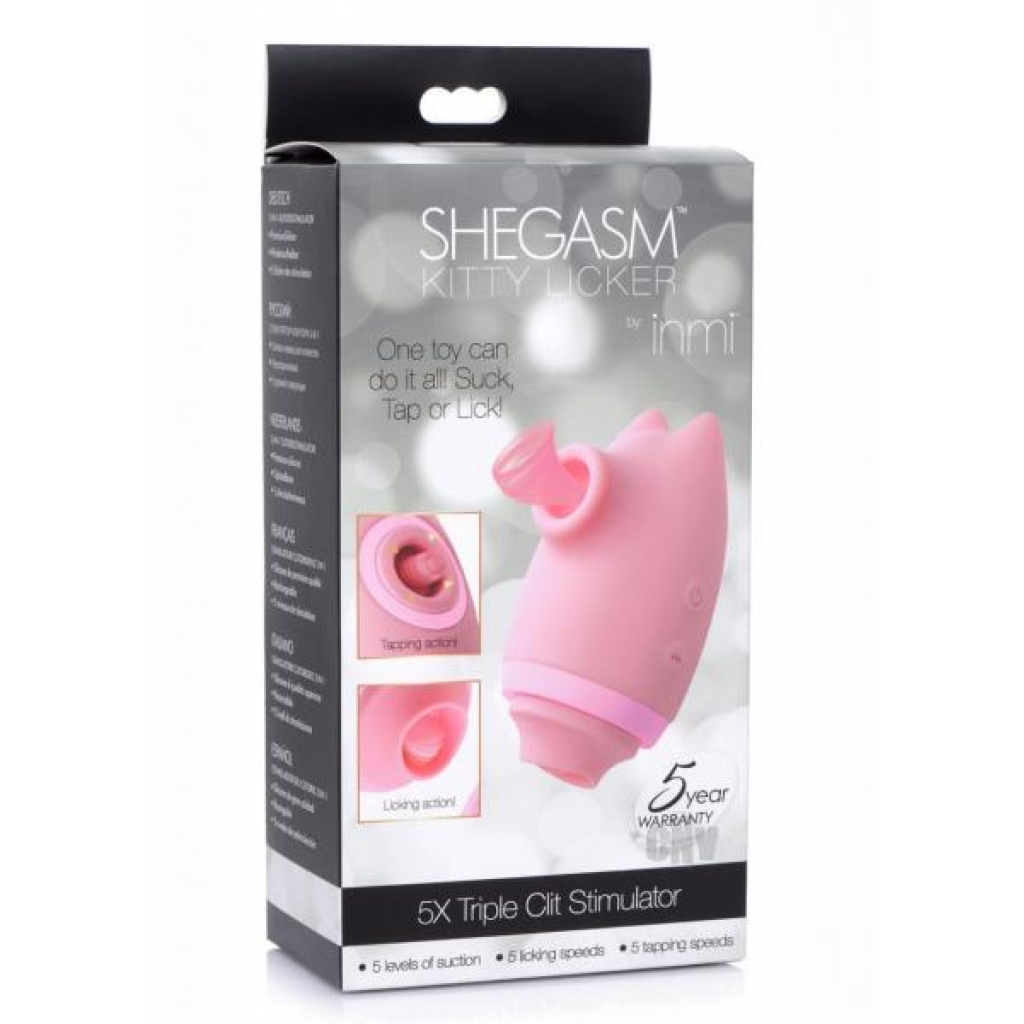 Inmi Shegasm Kitty Licker Pink - Bullet Vibrators