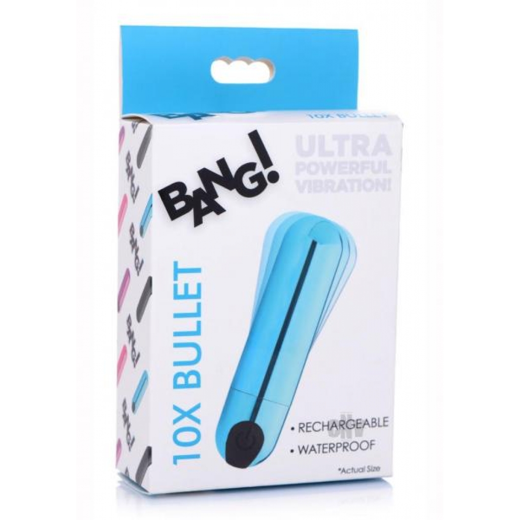 Bang 10x Metallic Bullet Blue - Bullet Vibrators