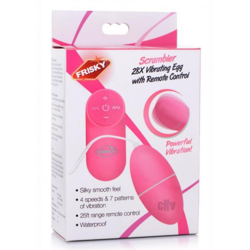 Frisky Scrambler 28x Egg Remote Pink