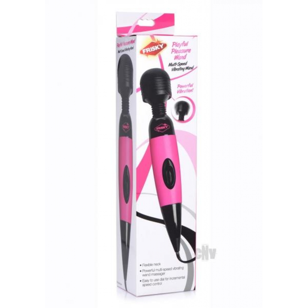 Frisky Playful Pleasure Wand - Pink Delight