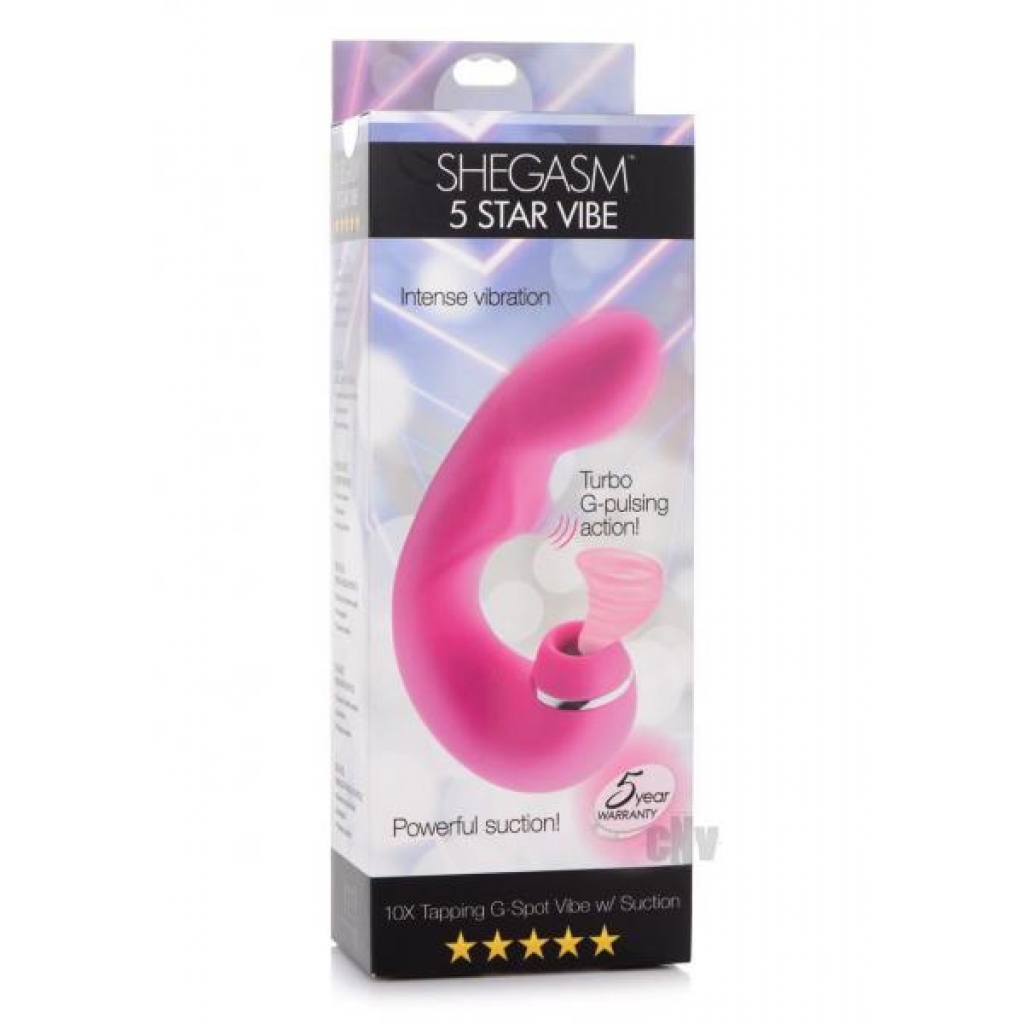 Inmi Shegasm 5 Star Tapping Pink - Clit Suckers & Oral Suction