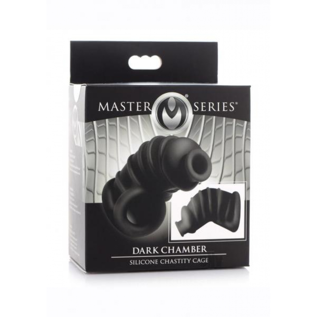 Ms Dark Chamber Silicone Chastity Cage