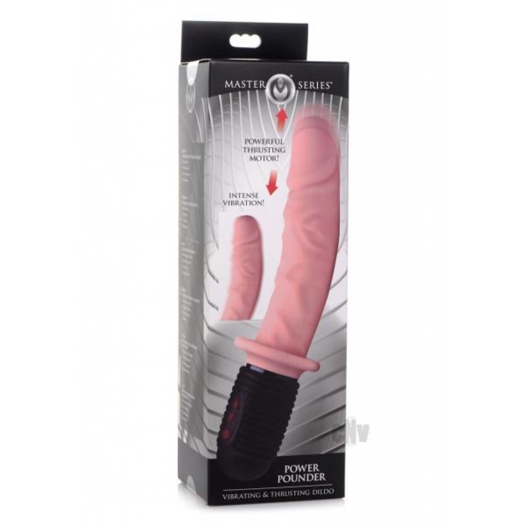 Ms 10x Vibe/thrust Dildo Vanilla - Harness & Dong Sets